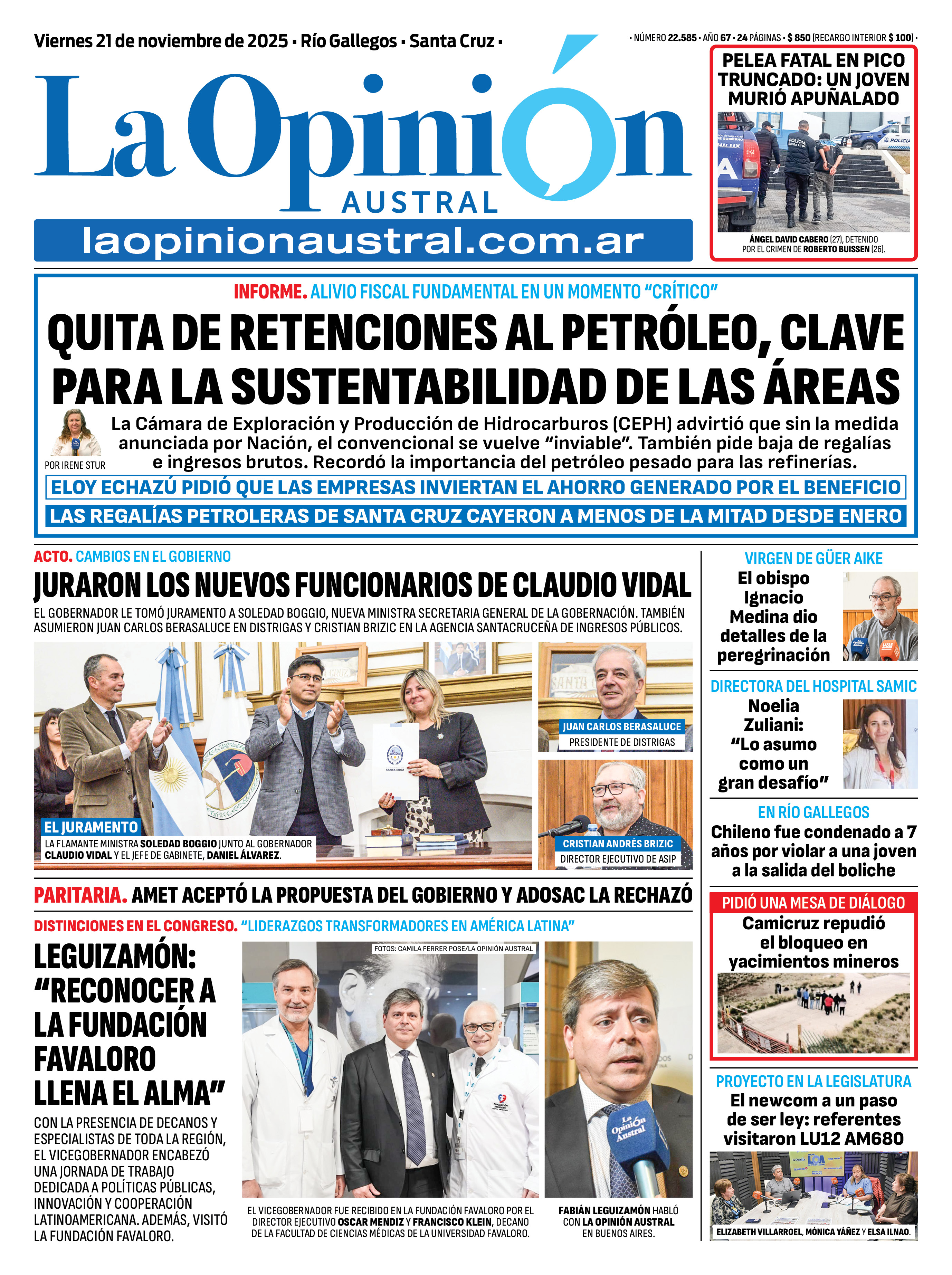 Fabián Leguizamón: &#8220;Reconocer a la Fundación Favaloro llena el alma&#8221;