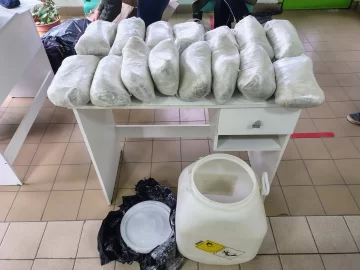 Gendarmería desbarató un envío de 20 kilos de marihuana a Santa Cruz a través de encomiendas