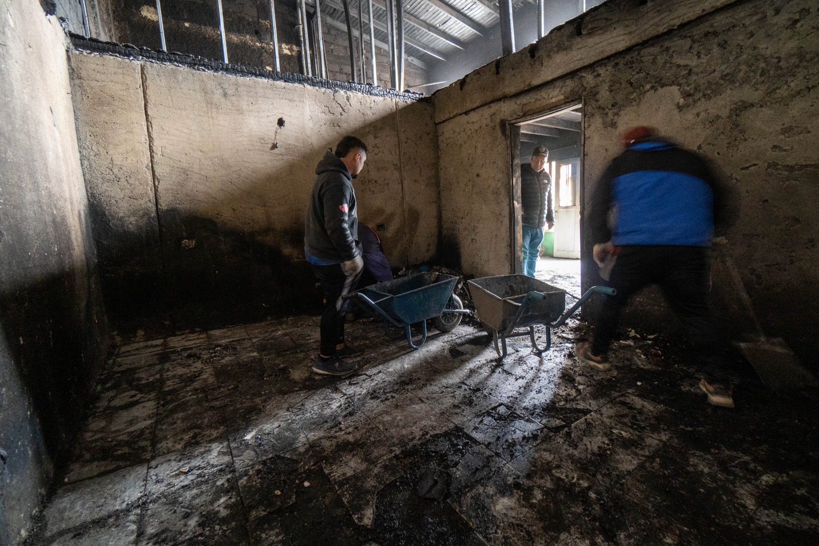  La casa por dentro. FOTO: LEANDRO FRANCO / LA OPINIÓN AUSTRAL.