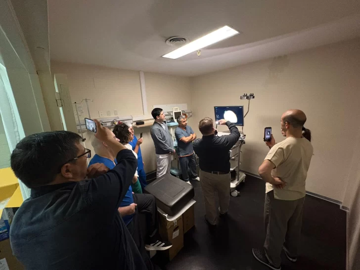 Newmont donó una torre de endoscopía de última generación al Hospital de Perito Moreno 