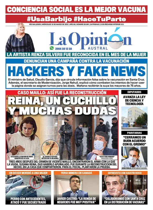  Tapa de LOA del 10 de marzo de 2021.