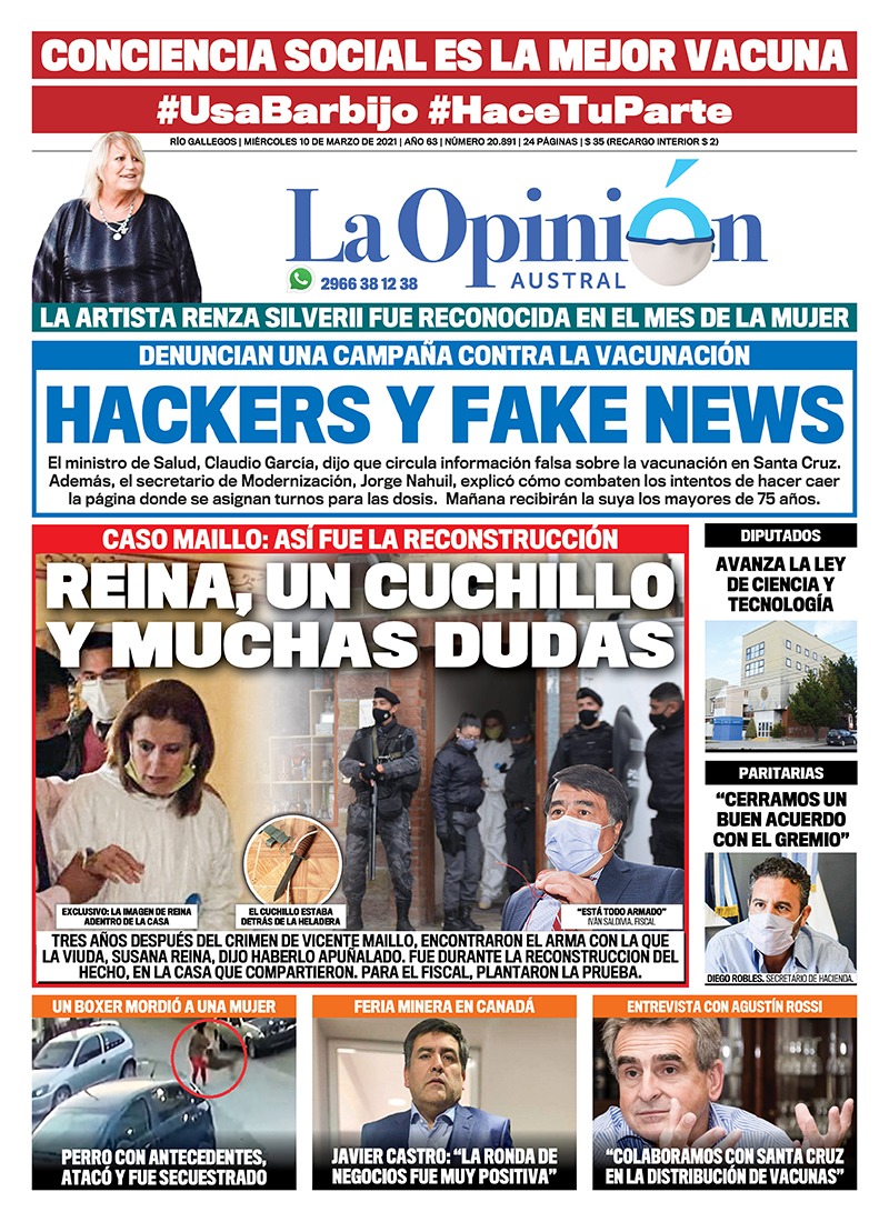  Tapa de LOA del 10 de marzo de 2021.