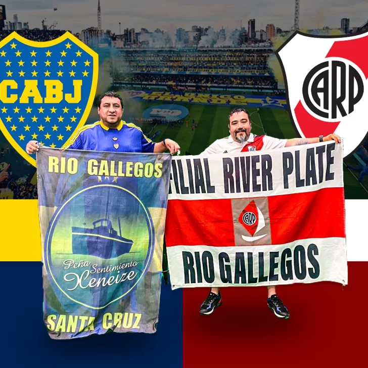 Superclásico en la Bombonera: voces de Boca y River desde Río Gallegos Superclásico en la Bombonera: voces de Boca y River desde Río Gallegos
