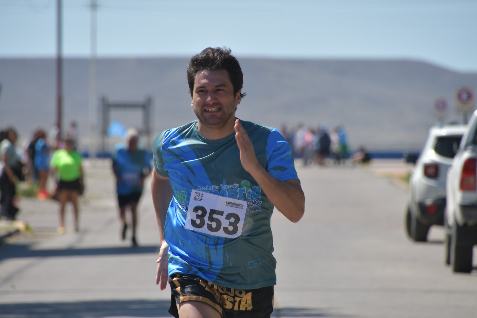  David pertenece al grupo de kickboxing Team Rasta de Río Gallegos. FOTO: JUAN PALACIOS / LA OPINIÓN AUSTRAL.