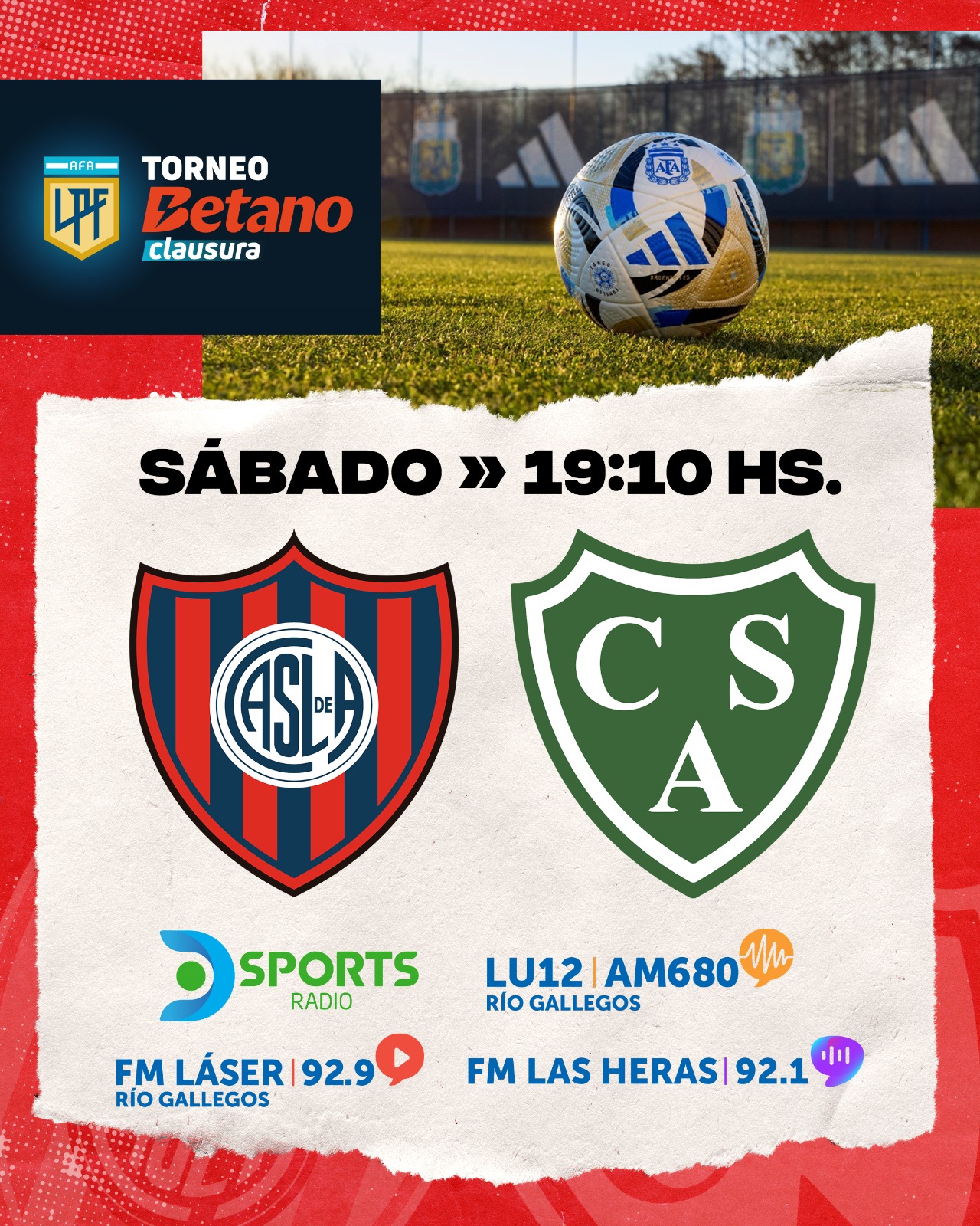Pelota Libre o Xuper TV: cuándo juega y cómo ver el partido de San Lorenzo Vs Sarmiento por el Torneo Clausura