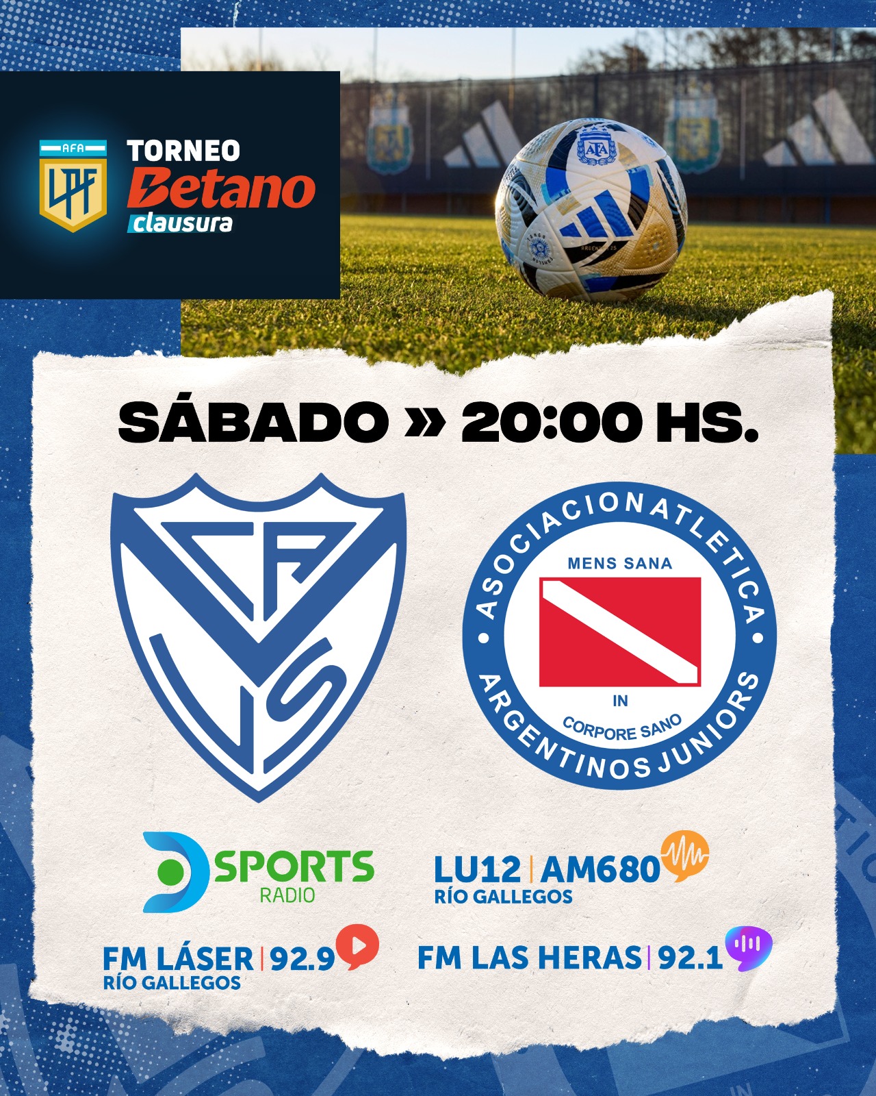 Pelota Libre, Roja Directa o XuperTV: dónde ver Vélez vs. Argentinos Juniors, por el Torneo Clausura