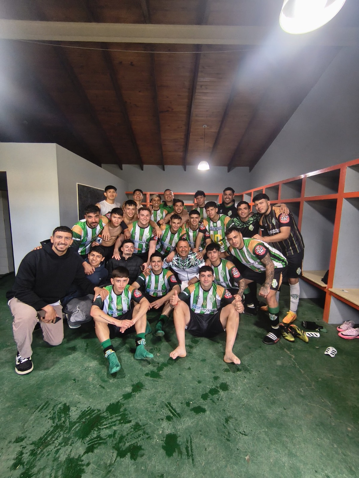  El Albiverde festejó el pase en El Calafate. FOTO: BOXING