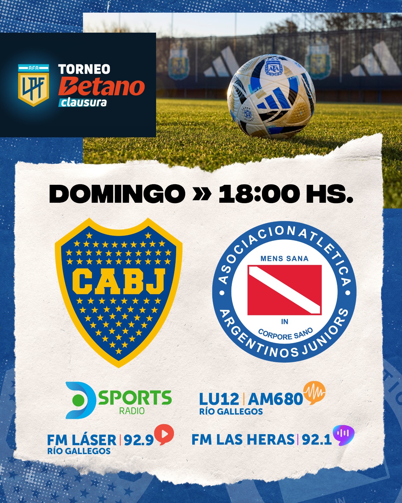 Pelota Libre, Roja Directa o XuperTV: dónde ver Boca vs. Argentinos Juniors, por el Torneo Clausura
