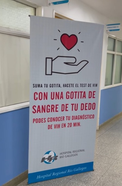  El hospital posee el consultorio 40 destinado a realizar testeos y acompañamiento todo el año.