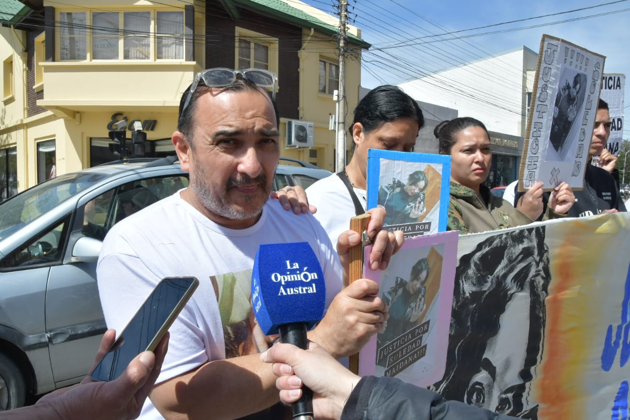  Luis Maidana, padre de Soledad, habló con La Opinión Austral.