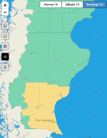 Un fin de semana marcado por el viento en Santa Cruz: qué precauciones tomar
