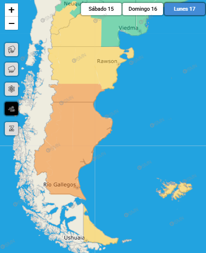 Feroz temporal en camino: ráfagas de 120 km/h y lluvias intensas ponen en alerta a Santa Cruz
