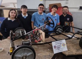  Alumnos de la Educación Técnica de Santa Cruz.