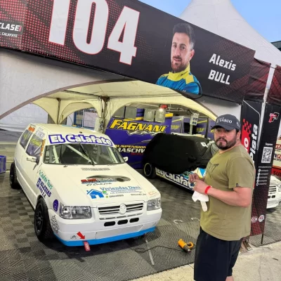Alexis Bull ya tiene su nuevo auto para La Plata