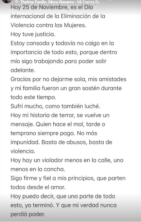 “Hoy hay un violador menos en la calle y en la cancha”: el mensaje de Clara Bulacio, la víctima del futbolista Diego García, condenado por abuso