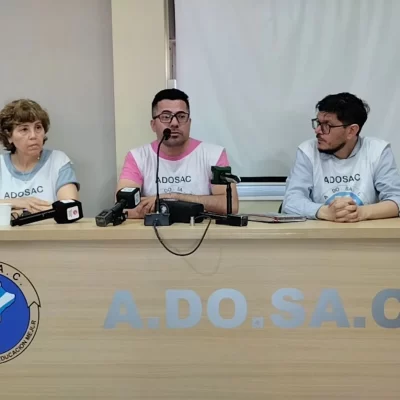 ADOSAC reclama devolución de los días descontados y adelanta escenario de conflicto para el 2026 ADOSAC reclama devolución de los días descontados y adelanta escenario de conflicto para el 2026