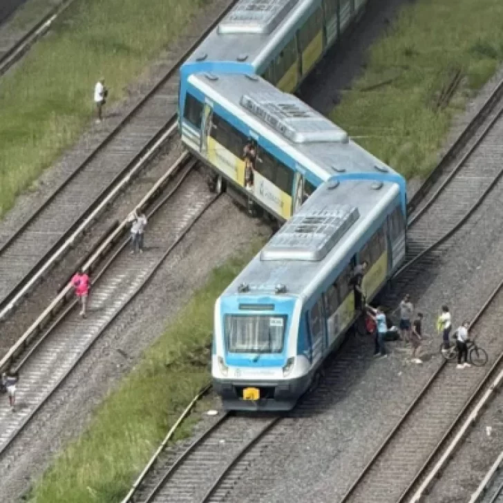 Descarriló una formación del Tren Sarmiento en Liniers: hay 20 heridos