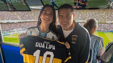 Así fue el encuentro de Dua Lipa con Juan Román Riquelme, el ídolo y presidente de Boca Así fue el encuentro de Dua Lipa con Juan Román Riquelme, el ídolo y presidente de Boca
