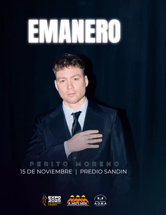 Javier Castro de AOMA anunció la Expo Patagonia Minera en Perito Moreno: tres días de minería, capacitación y la música de Emanero y Alan Lez