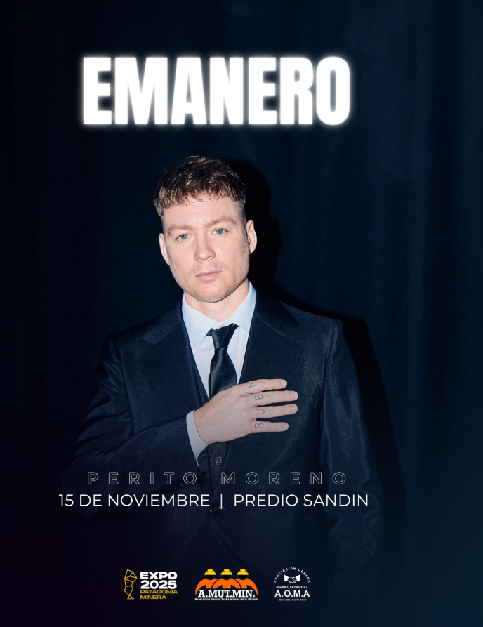 Javier Castro de AOMA anunció la Expo Patagonia Minera en Perito Moreno: tres días de minería, capacitación y la música de Emanero y Alan Lez