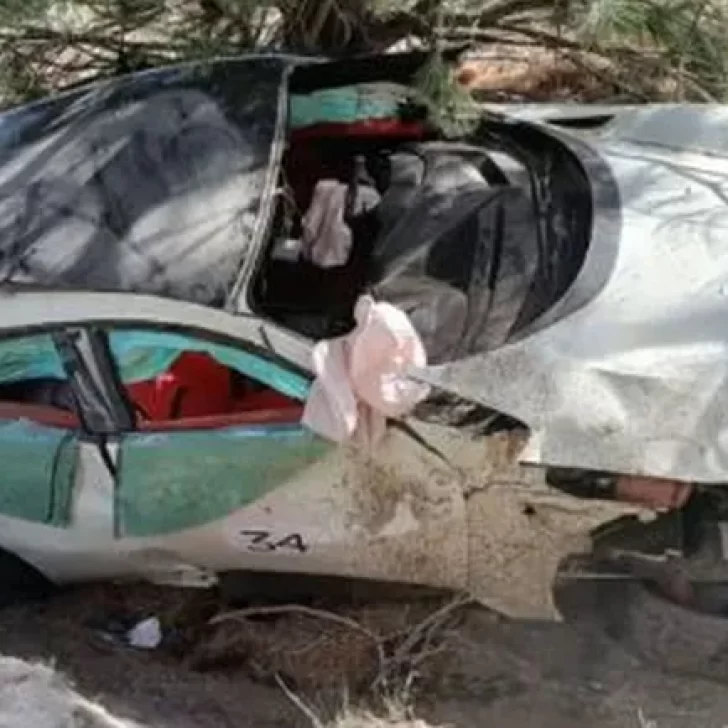 Despistó un Ferrari a 200 km/h y terminó con dos heridos en Neuquén