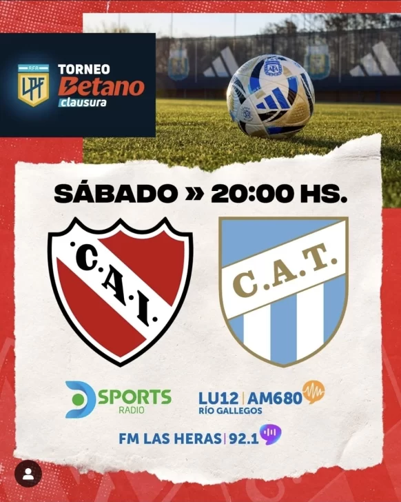 Pelota Libre o Fútbol Libre: cómo ver en vivo Independiente vs. Atlético Tucumán, por el Torneo Clausura