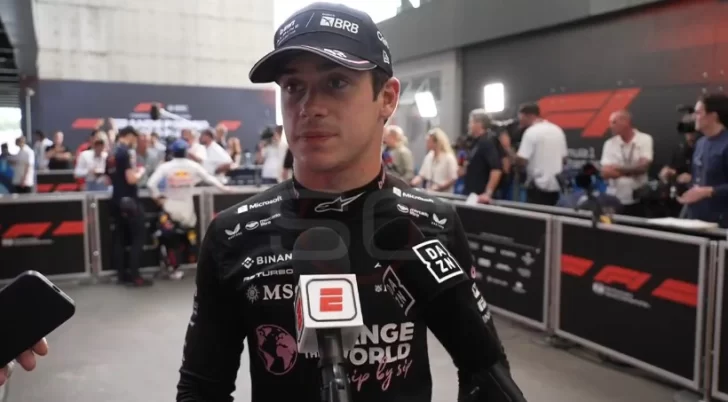 Franco Colapinto no pudo avanzar en la clasificación y largará desde el puesto 18 en el GP de Brasil