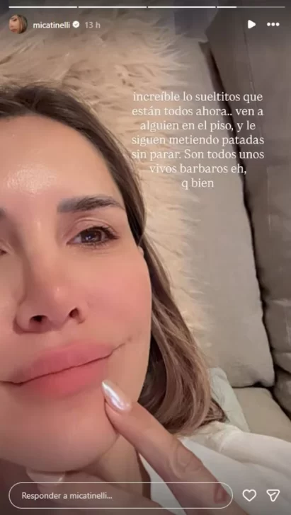 El fuerte descargo de Micaela Tinelli en medio de la polémica que atraviesa su familia: &#8220;Siguen metiendo patadas&#8221;