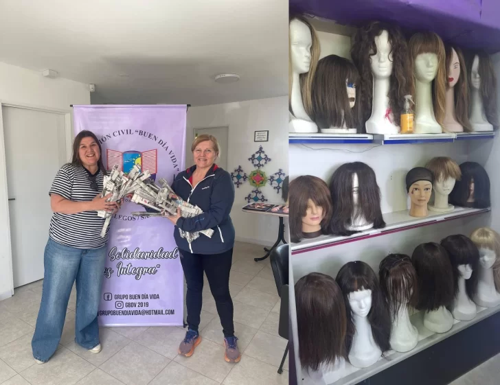 “Mechón de Amor”: más de 50 vecinos de Piedra Buena donaron cabello para “Buen Día Vida”