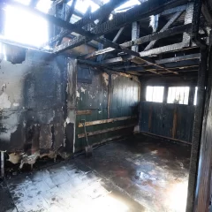 Solicitan donaciones tras el incendio voraz que arrasó con una casa completa en Río Gallegos