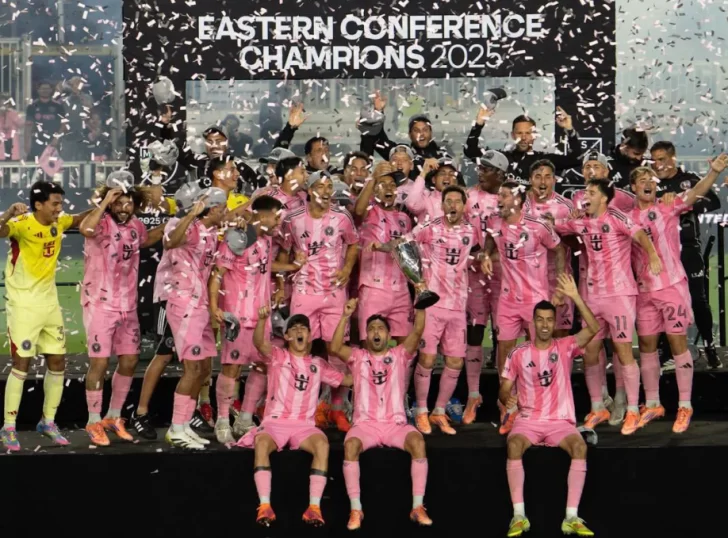 De la mano de Messi, Inter Miami goleó y se consagró campeón de la Conferencia Este en la MLS