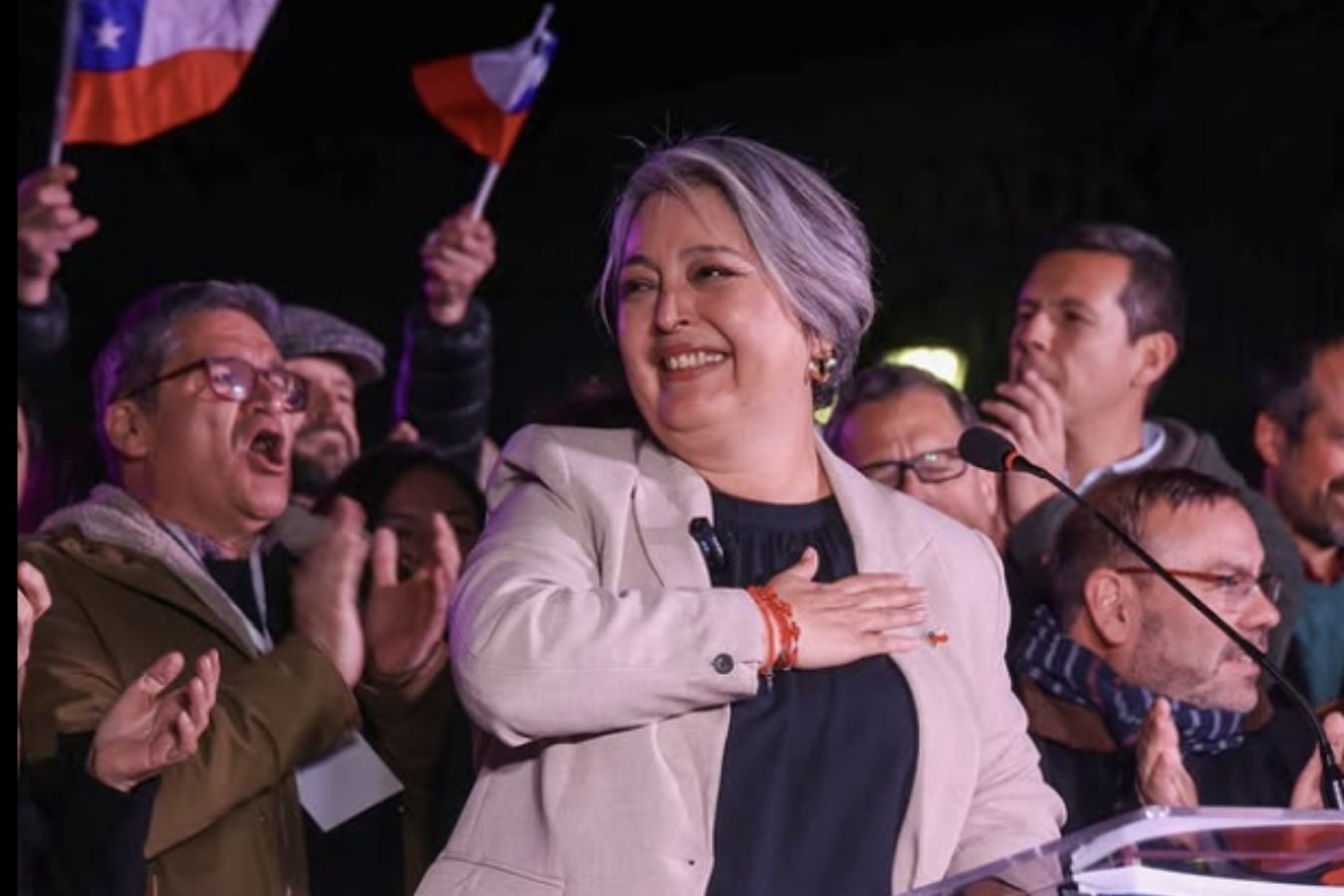  Jeannette Jara, la candidata presidencial de la izquierda en Chile.