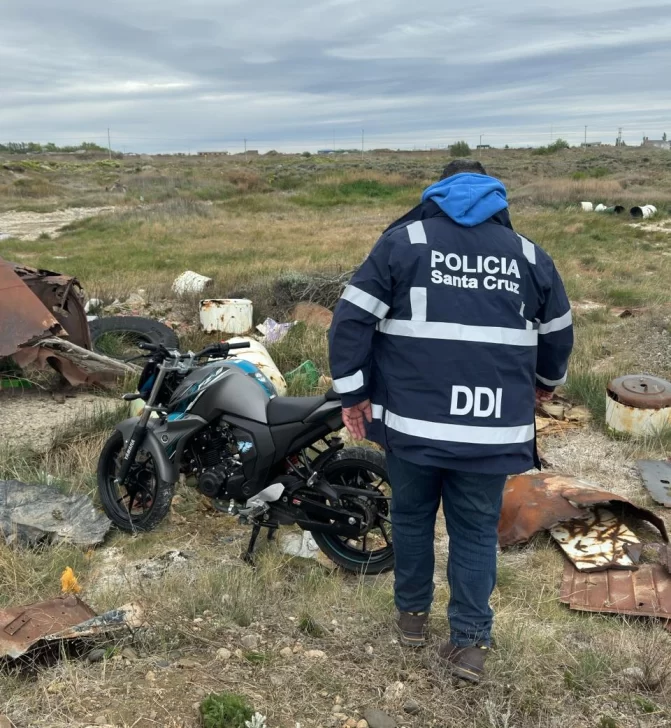 Detuvieron a un joven que robó una moto en Río Gallegos
