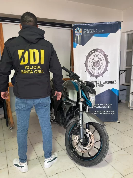 Detuvieron a un joven que robó una moto en Río Gallegos
