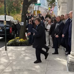 Javier Milei en Nueva York: se reunió con empresarios y expondrá sobre inversiones en Argentina