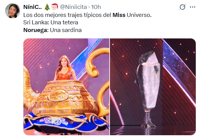 Miss Universo 2025: Miss Noruega apareció vestida como un salmón gigante y estallaron los memes