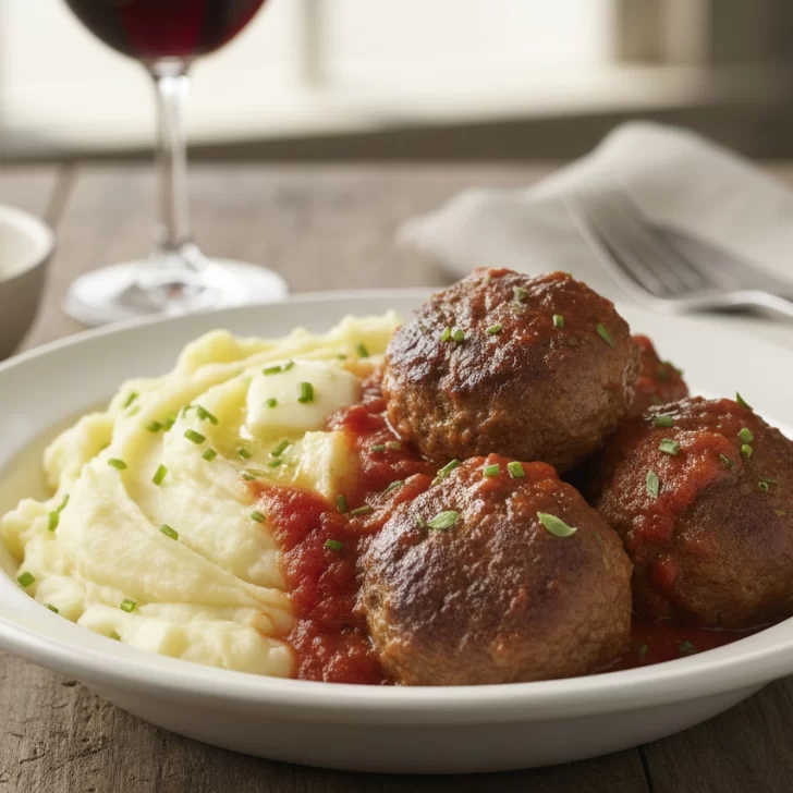 Receta de albóndigas de carne con puré de papas: un plato rendidor y muy fácil Receta de albóndigas de carne con puré de papas: un plato rendidor y muy fácil