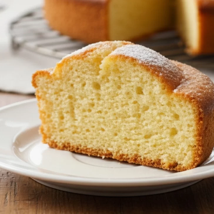 Receta de bizcochuelo esponjoso y alto, en pocos pasos