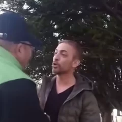 VIDEO. Un funcionario judicial de Caleta Olivia se negó a un control de alcoholemia y amenazó a la policía