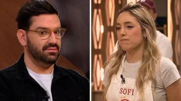 El picante cruce entre Sofi Martínez y Damián Betular en MasterChef Celebrity: “Te haces la buena”