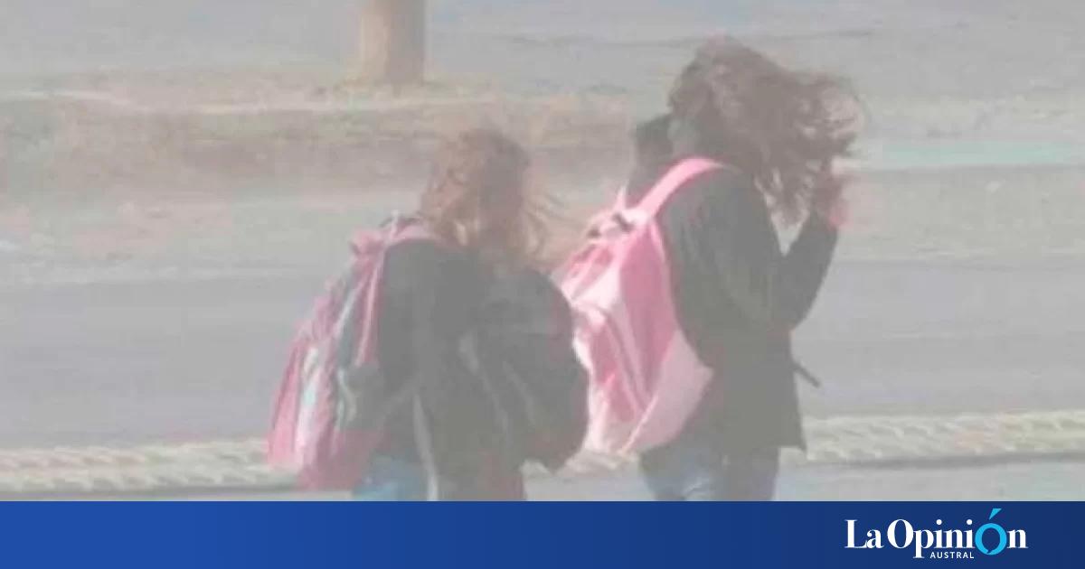 Alerta amarilla por fuertes vientos en gran parte de Santa Cruz para este domingo