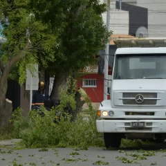 Alerta en Chubut y Santa Cruz por fuertes vientos: todas las imágenes y la información minuto a minuto