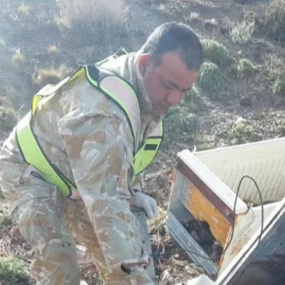 Hallaron cueros ovinos faenados en Punta Loyola y la policía investiga un posible caso de abigeato Hallaron cueros ovinos faenados en Punta Loyola y la policía investiga un posible caso de abigeato