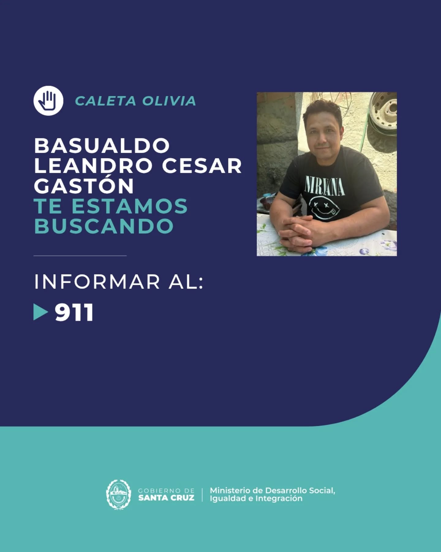 Alerta en Caleta Olivia: investigan la desaparición de un hombre que viajaba en Uber