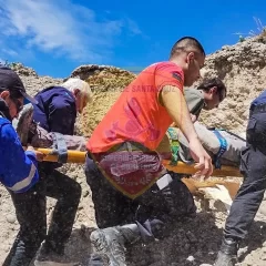 Operario de 65 años cayó a un pozo y fue rescatado por bomberos