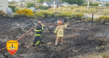 Sofocaron dos incendios de pastizales casi simultáneos en El Calafate Sofocaron dos incendios de pastizales casi simultáneos en El Calafate
