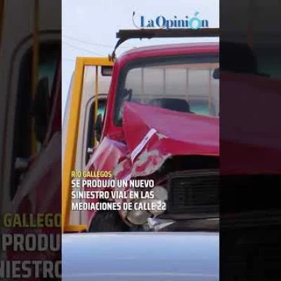 Choque en el barrio San Benito de Río Gallegos Choque en el barrio San Benito de Río Gallegos