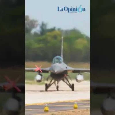 Milei presentó los aviones F-16 en Córdoba Milei presentó los aviones F-16 en Córdoba
