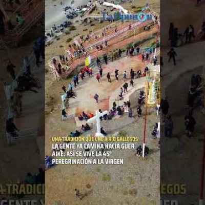Desde arriba, así se vivió la 45° Peregrinación a la Virgen de Güer Aike Desde arriba, así se vivió la 45° Peregrinación a la Virgen de Güer Aike