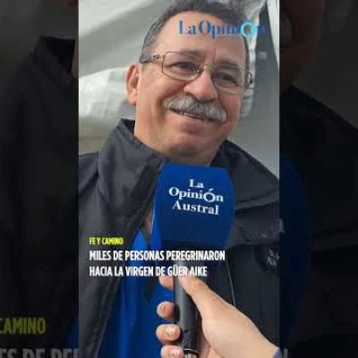 Enfermeros y ambulancias estuvieron presentes en la peregrinación hacia la Virgen de Güer Aike Enfermeros y ambulancias estuvieron presentes en la peregrinación hacia la Virgen de Güer Aike